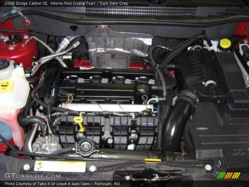 Inferno Red Crystal Pearl / Dark Slate Gray 2008 Dodge Caliber SE
