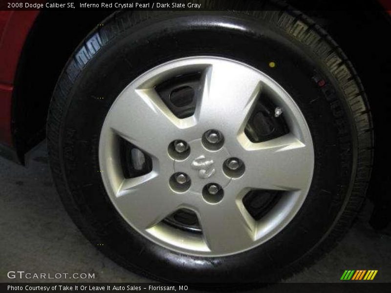 Inferno Red Crystal Pearl / Dark Slate Gray 2008 Dodge Caliber SE