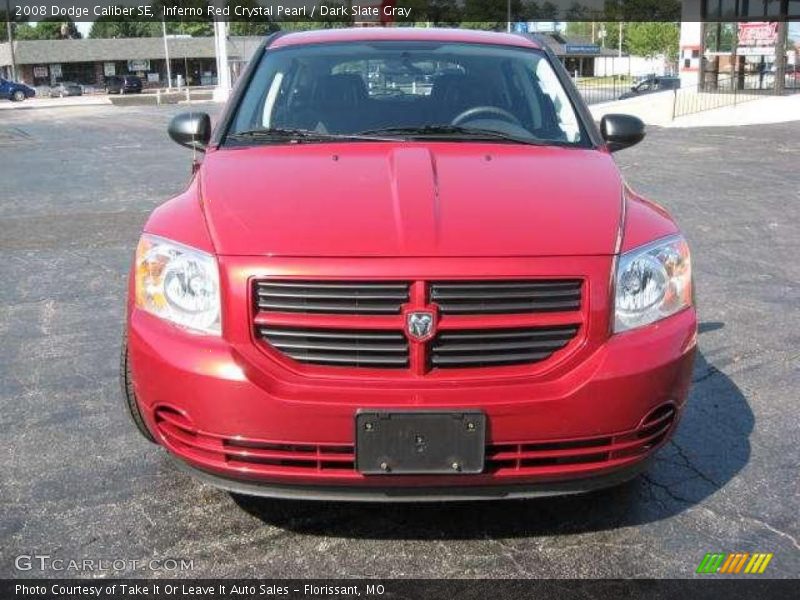Inferno Red Crystal Pearl / Dark Slate Gray 2008 Dodge Caliber SE