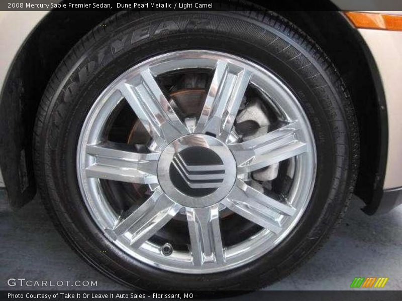 Dune Pearl Metallic / Light Camel 2008 Mercury Sable Premier Sedan