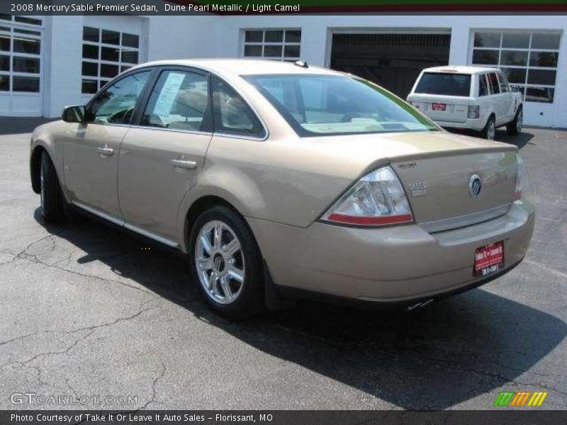 Dune Pearl Metallic / Light Camel 2008 Mercury Sable Premier Sedan