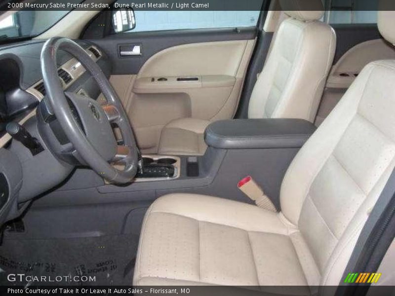 Dune Pearl Metallic / Light Camel 2008 Mercury Sable Premier Sedan