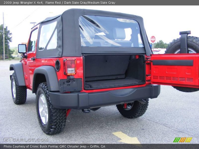 Flame Red / Dark Slate Gray/Medium Slate Gray 2009 Jeep Wrangler X 4x4