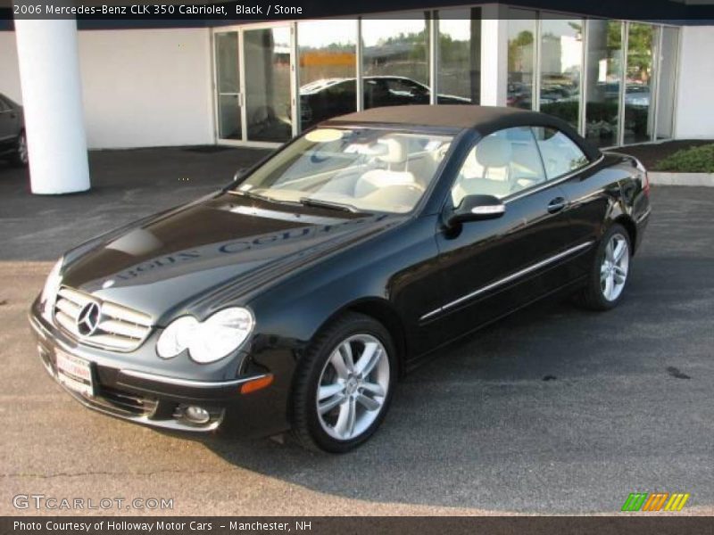 Black / Stone 2006 Mercedes-Benz CLK 350 Cabriolet