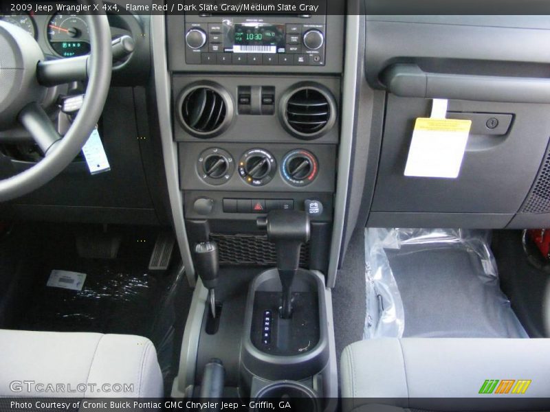 Flame Red / Dark Slate Gray/Medium Slate Gray 2009 Jeep Wrangler X 4x4