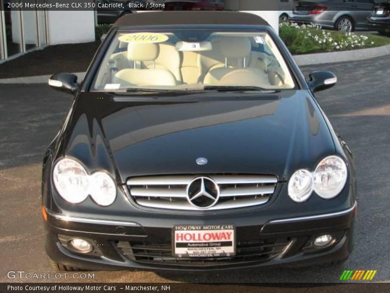 Black / Stone 2006 Mercedes-Benz CLK 350 Cabriolet