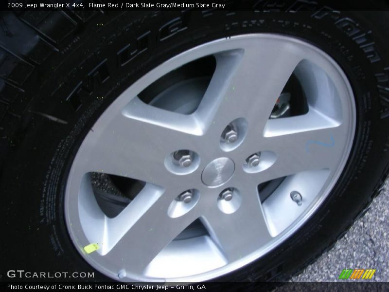 Flame Red / Dark Slate Gray/Medium Slate Gray 2009 Jeep Wrangler X 4x4
