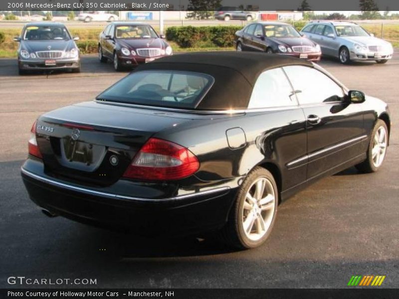 Black / Stone 2006 Mercedes-Benz CLK 350 Cabriolet