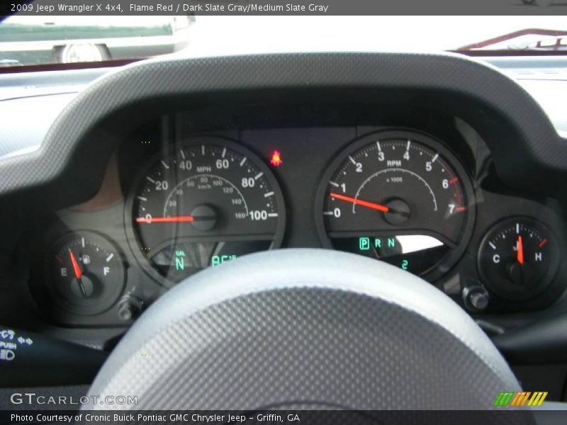 Flame Red / Dark Slate Gray/Medium Slate Gray 2009 Jeep Wrangler X 4x4