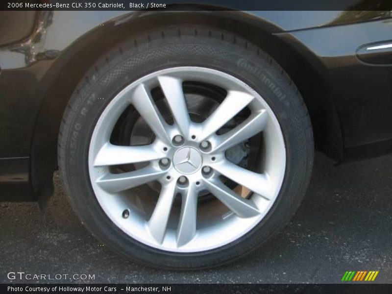 Black / Stone 2006 Mercedes-Benz CLK 350 Cabriolet