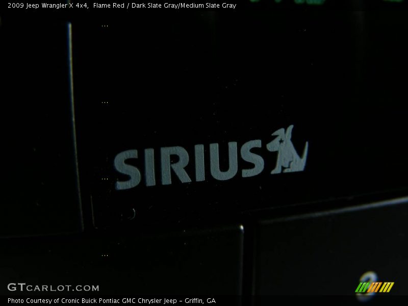 Flame Red / Dark Slate Gray/Medium Slate Gray 2009 Jeep Wrangler X 4x4