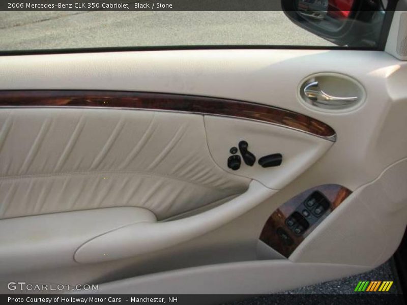 Black / Stone 2006 Mercedes-Benz CLK 350 Cabriolet