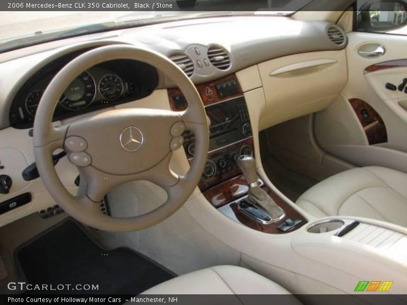 Black / Stone 2006 Mercedes-Benz CLK 350 Cabriolet