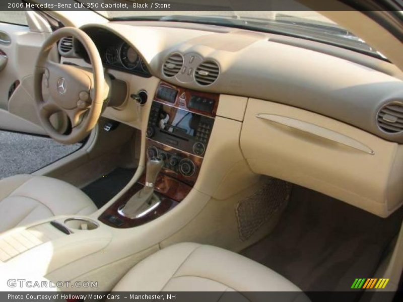 Black / Stone 2006 Mercedes-Benz CLK 350 Cabriolet