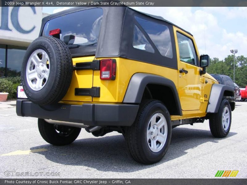 Detonator Yellow / Dark Slate Gray/Medium Slate Gray 2009 Jeep Wrangler X 4x4