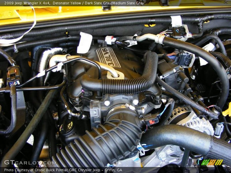 Detonator Yellow / Dark Slate Gray/Medium Slate Gray 2009 Jeep Wrangler X 4x4