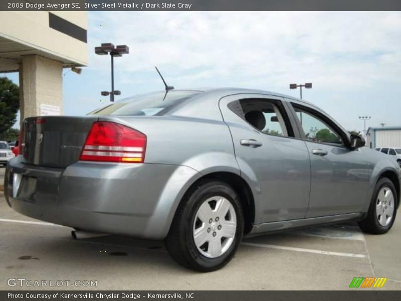 Silver Steel Metallic / Dark Slate Gray 2009 Dodge Avenger SE