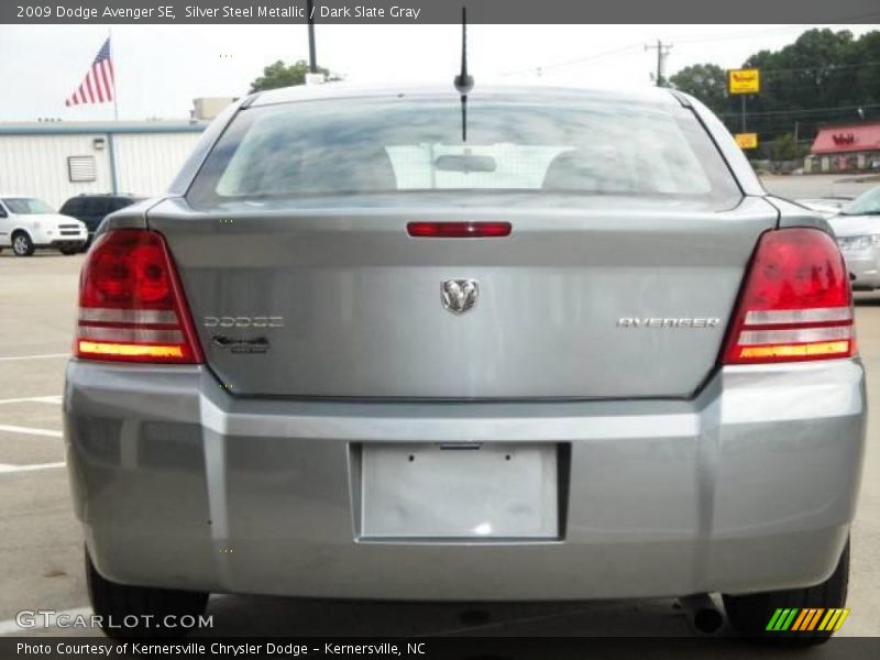 Silver Steel Metallic / Dark Slate Gray 2009 Dodge Avenger SE