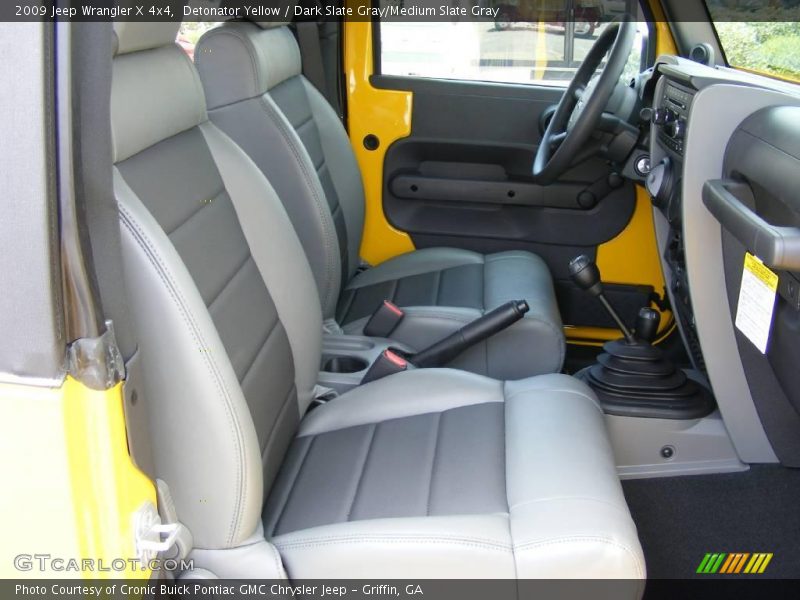 Detonator Yellow / Dark Slate Gray/Medium Slate Gray 2009 Jeep Wrangler X 4x4