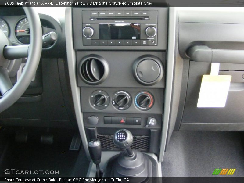 Detonator Yellow / Dark Slate Gray/Medium Slate Gray 2009 Jeep Wrangler X 4x4