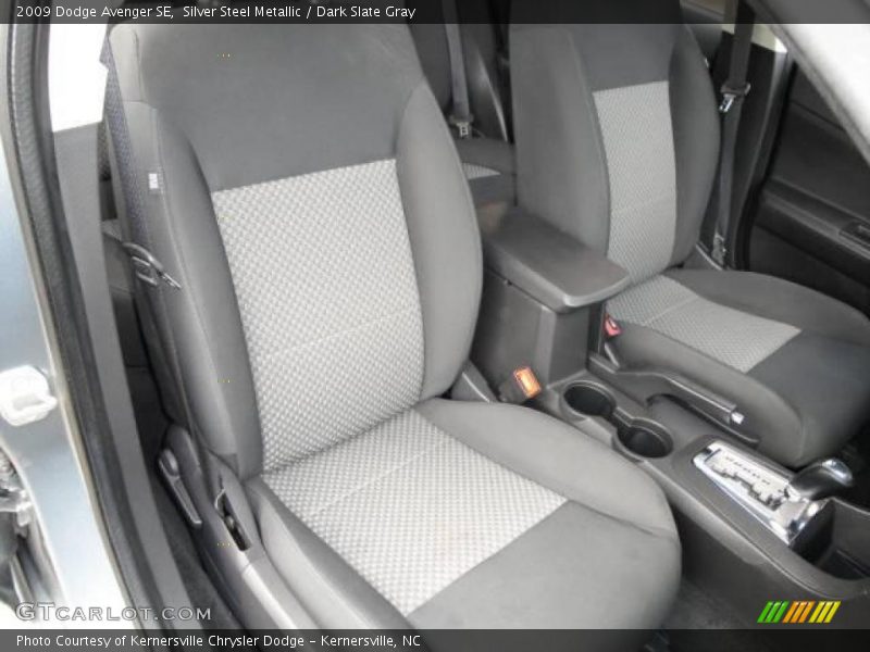 Silver Steel Metallic / Dark Slate Gray 2009 Dodge Avenger SE