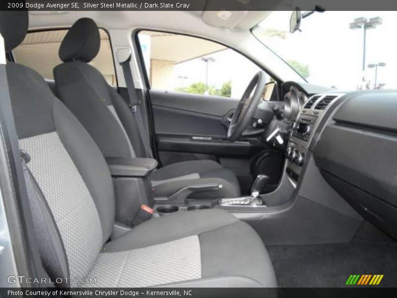 Silver Steel Metallic / Dark Slate Gray 2009 Dodge Avenger SE