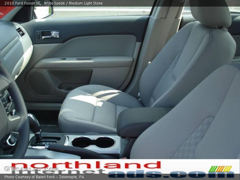 White Suede / Medium Light Stone 2010 Ford Fusion SE