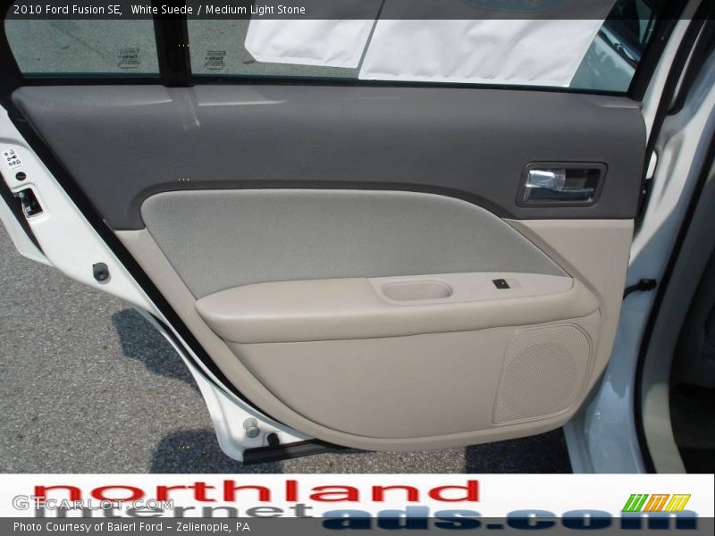 White Suede / Medium Light Stone 2010 Ford Fusion SE