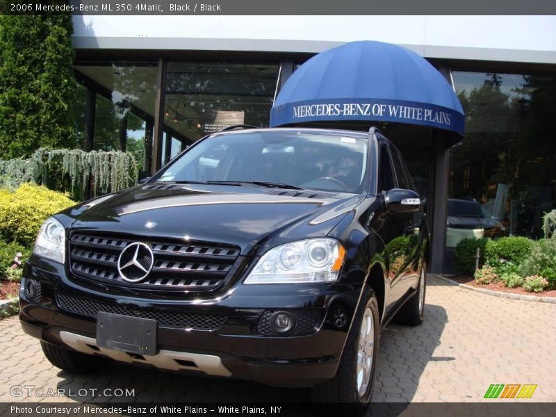 Black / Black 2006 Mercedes-Benz ML 350 4Matic