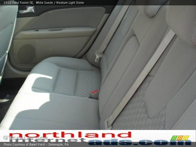 White Suede / Medium Light Stone 2010 Ford Fusion SE