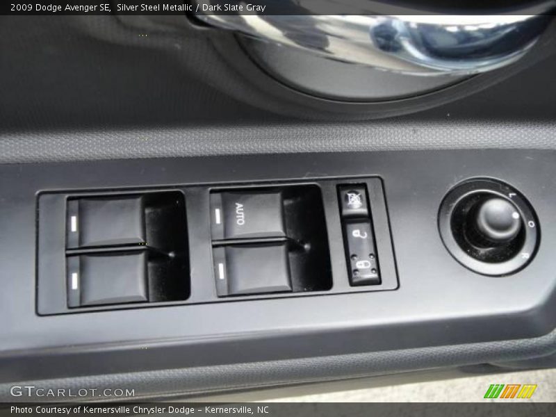 Silver Steel Metallic / Dark Slate Gray 2009 Dodge Avenger SE