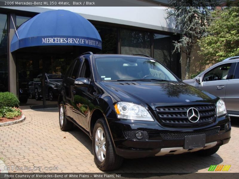 Black / Black 2006 Mercedes-Benz ML 350 4Matic