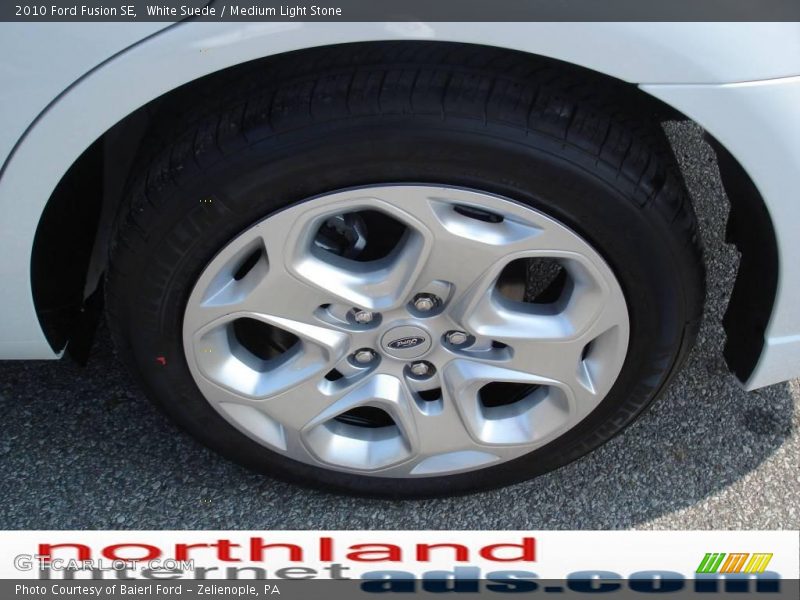 White Suede / Medium Light Stone 2010 Ford Fusion SE