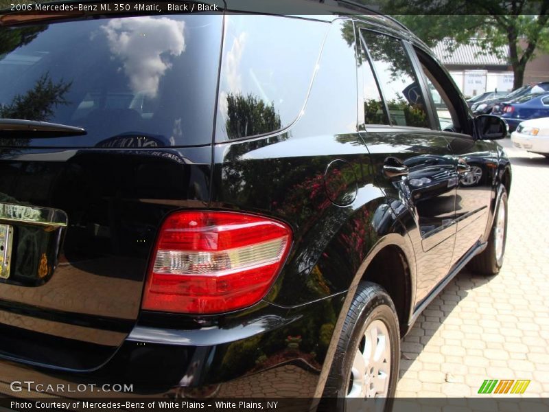 Black / Black 2006 Mercedes-Benz ML 350 4Matic