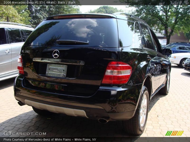 Black / Black 2006 Mercedes-Benz ML 350 4Matic
