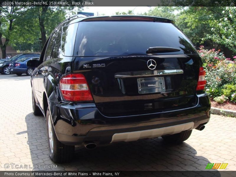 Black / Black 2006 Mercedes-Benz ML 350 4Matic