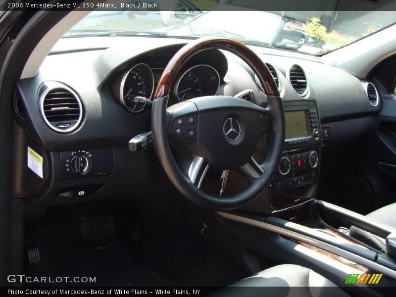 Black / Black 2006 Mercedes-Benz ML 350 4Matic