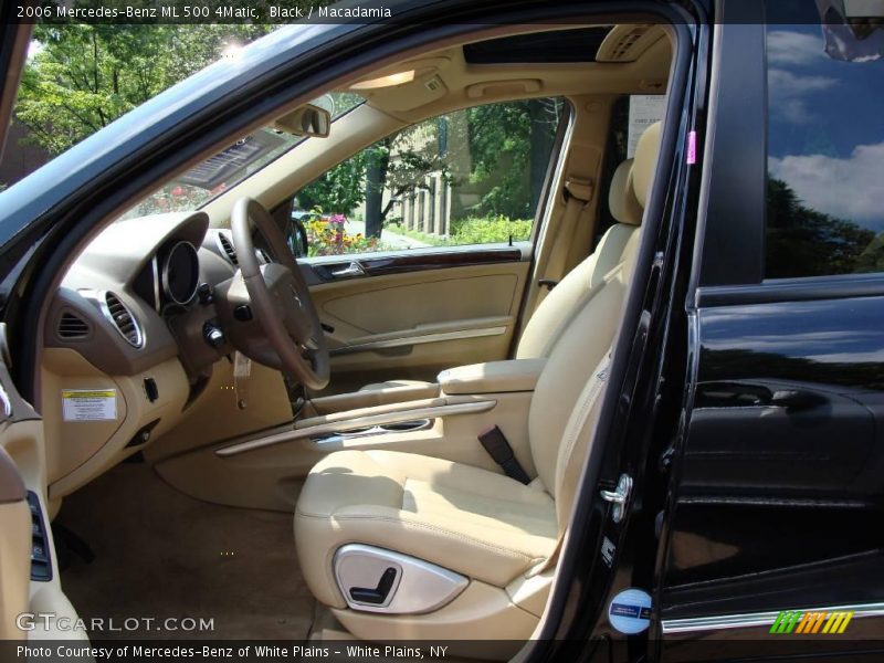 Black / Macadamia 2006 Mercedes-Benz ML 500 4Matic