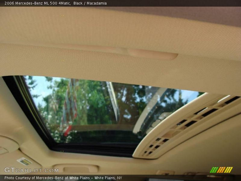 Black / Macadamia 2006 Mercedes-Benz ML 500 4Matic