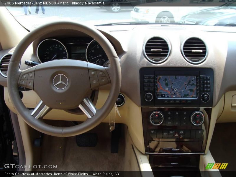 Black / Macadamia 2006 Mercedes-Benz ML 500 4Matic