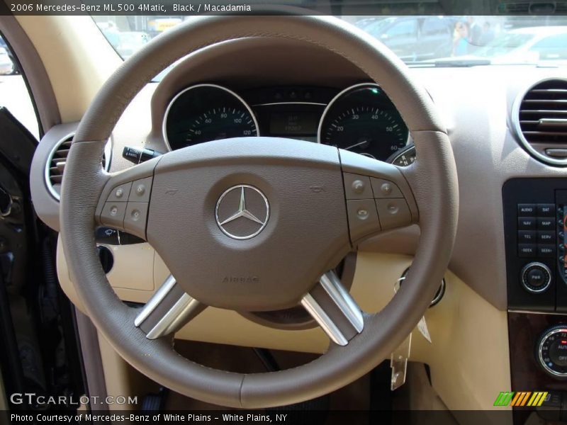 Black / Macadamia 2006 Mercedes-Benz ML 500 4Matic