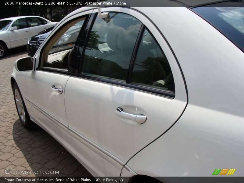 Alabaster White / Stone 2006 Mercedes-Benz C 280 4Matic Luxury