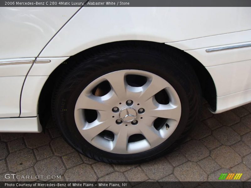 Alabaster White / Stone 2006 Mercedes-Benz C 280 4Matic Luxury