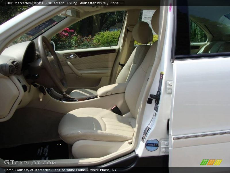 Alabaster White / Stone 2006 Mercedes-Benz C 280 4Matic Luxury