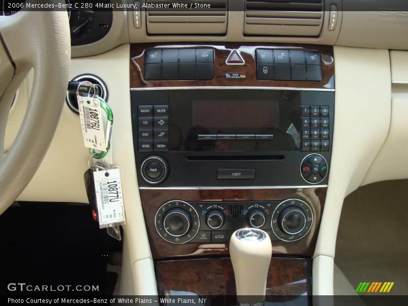 Alabaster White / Stone 2006 Mercedes-Benz C 280 4Matic Luxury