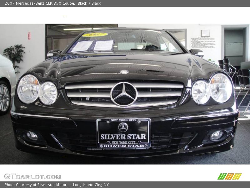 Black / Black 2007 Mercedes-Benz CLK 350 Coupe