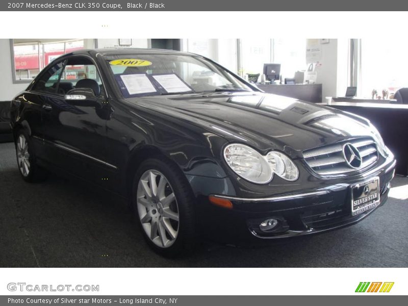 Black / Black 2007 Mercedes-Benz CLK 350 Coupe
