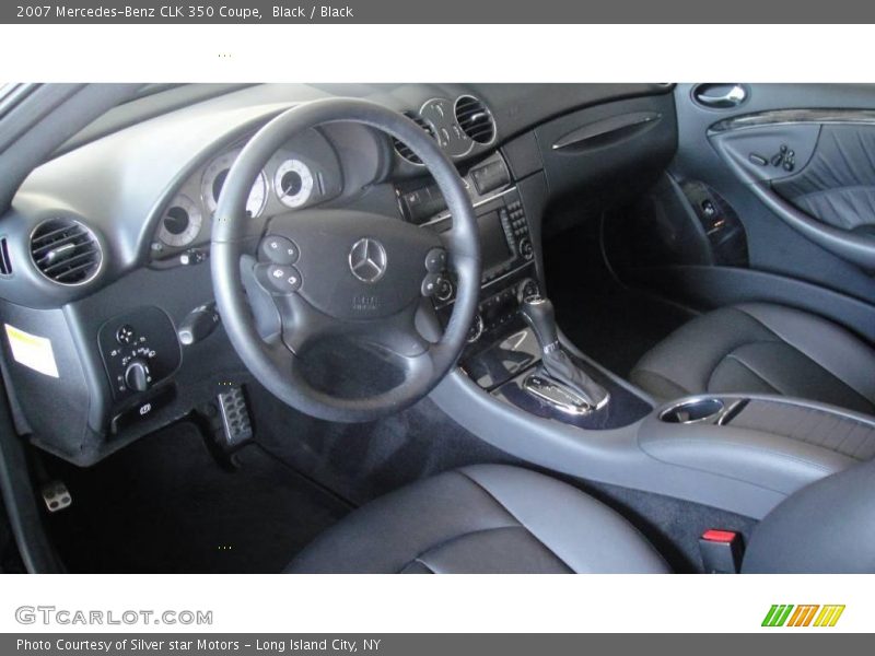 Black / Black 2007 Mercedes-Benz CLK 350 Coupe