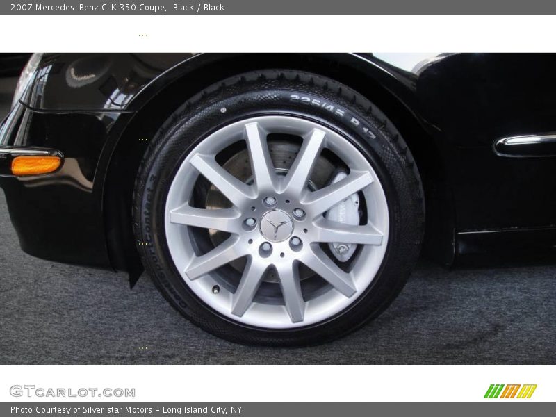 Black / Black 2007 Mercedes-Benz CLK 350 Coupe