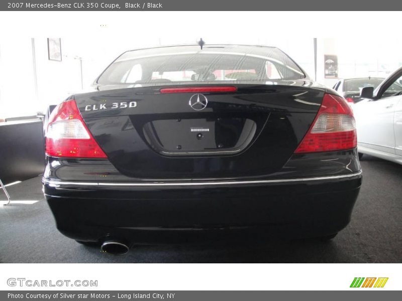 Black / Black 2007 Mercedes-Benz CLK 350 Coupe